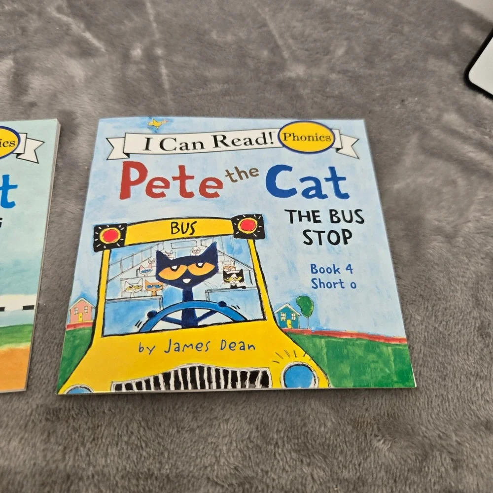 Pete the Cat I Can Read Phonics 12 Book Set James Dean Preschool Kindergarten